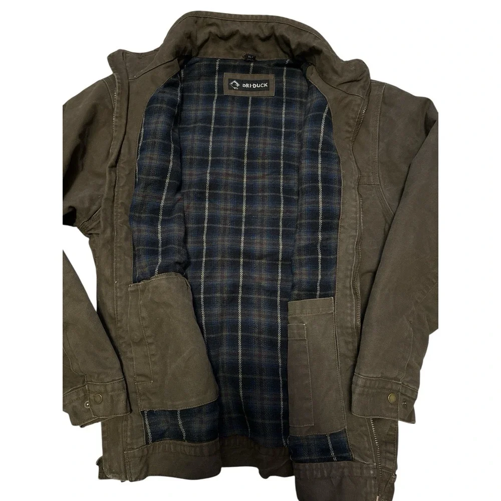 DRI DUCK Maverick‎ Boulder Cloth Jacket with Blanket Lining Work Chore Sz XLT